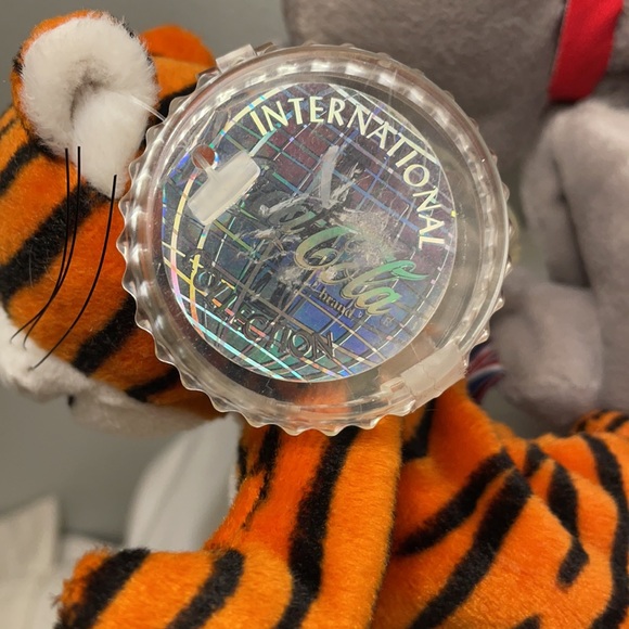 Vintage 90’s Coca Cola Plush Bean Bags Lot of 4 - Picture 7 of 16